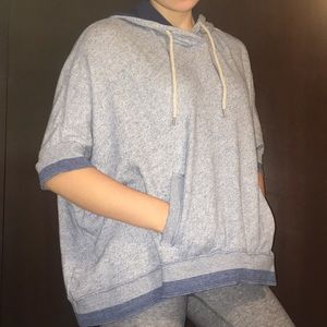 💙💙ALTERNATIVE EARTH PONCHO HOODIE